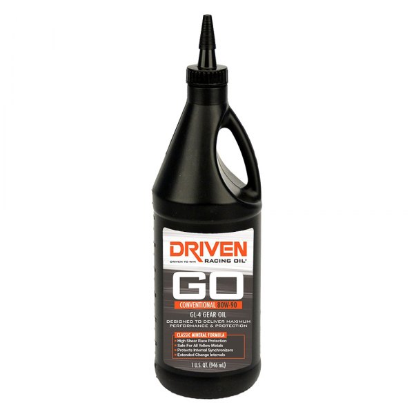 Driven Racing Oil® - GO™ SAE 80W-90 Conventional API GL-4 Gear Oil
