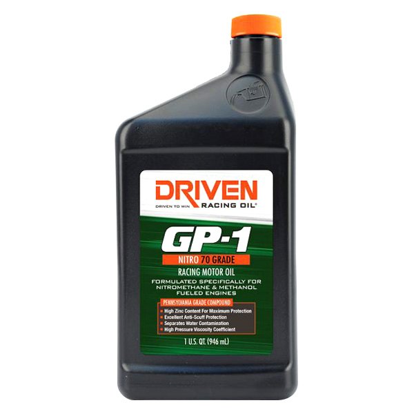 Driven Racing Oil® - GP-1 Nitro SAE 70 Synthetic Blend Motor Oil, 1 Quart