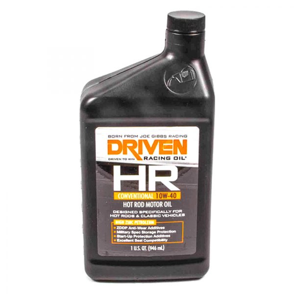 Driven Racing Oil® - HR5 Hot Rod SAE 10W-40 Conventional Motor Oil, 1 Quart
