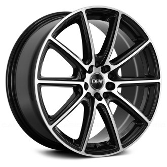 DRW® - D16 Black with Machined Face