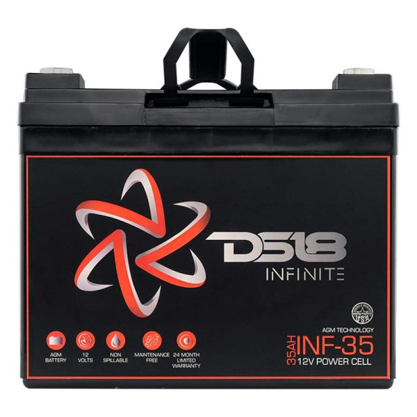 DS18® - Infinite™ 1250 W 35 Ah AGM Audio Power Battery