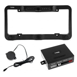 DS18® - License Plate Backup Camera with Night Vision and 3 Back Up Sensor