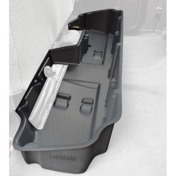DU-HA Underseat Storage and Gun Case Black Fits 2014-2017 Silverado/Sierra