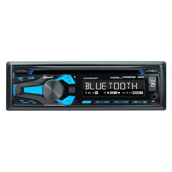 Dual® - Single DIN Multimedia CD Receiver with Bluetooth, Steering Wheel Control