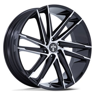 DUB® - DC275 BLAZE Gloss Black with Machined Face