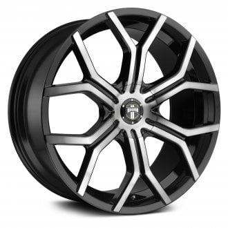DUB® - S209 ROYALTY Gloss Black with Machined Face and Double Dark Tint