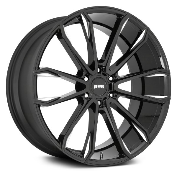 DUB® - S252 CLOUT Gloss Black with Milled Accents