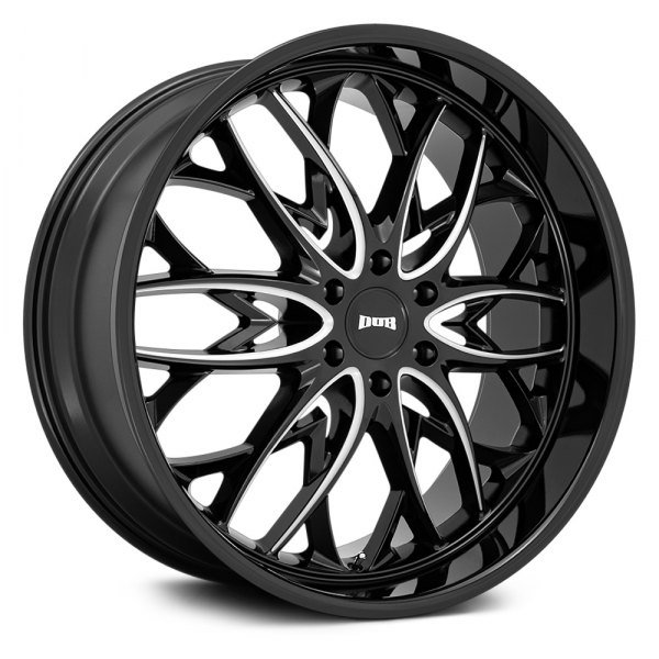 DUB® - S263 OG Gloss Black with Milled Accents