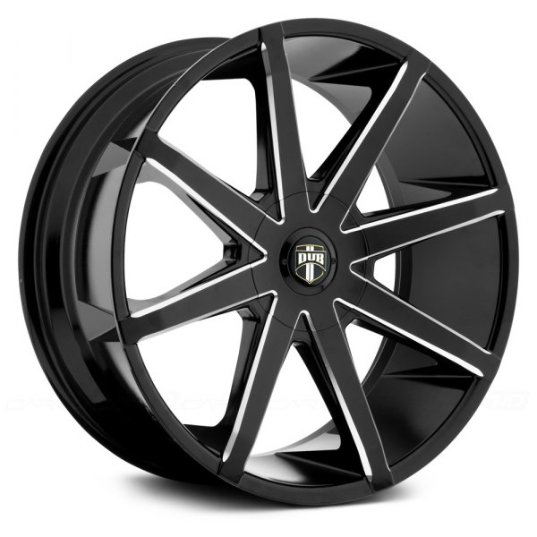 DUB® - S109 PUSH Black with Milled Accents