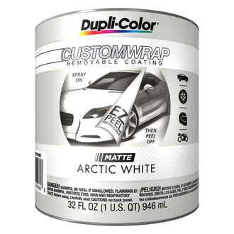 Dupli-Color® CWBQ798 - 1 qt Matte Arctic White Custom Wrap Spray