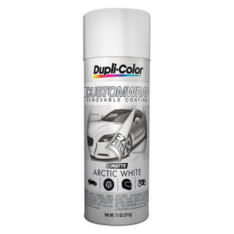 Dupli-Color® - 11 fl. oz. Matte Arctic White Custom Wrap Aerosol Removable Coating