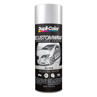 Dupli-Color® - 11 fl. oz. Gloss Modern White Custom Wrap Aerosol Removable Coating