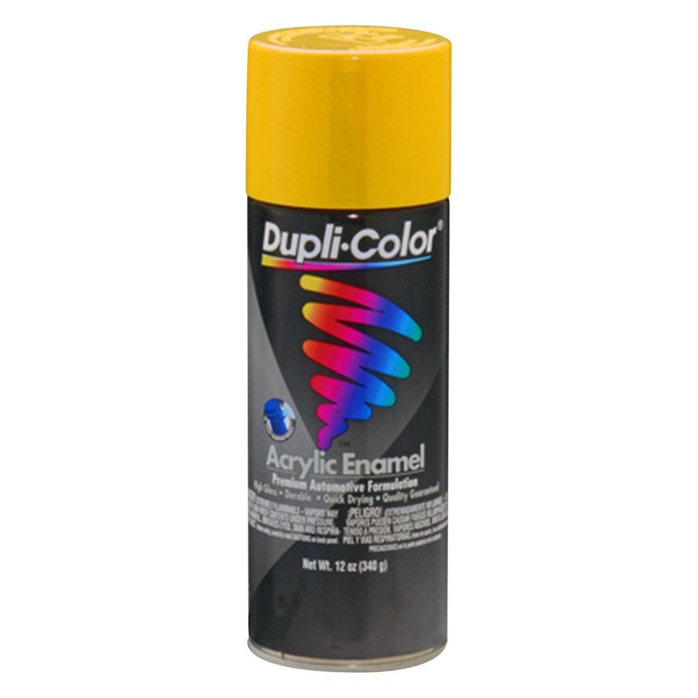 DupliColor® DA1687 12 fl. oz. Chrome Yellow Aerosol Premium Enamel