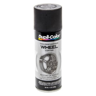 Dupli-Color® - 11 fl. oz. Satin Black High Performance Aerosol Wheel Coating