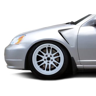 Duraflex® - F-1 Style Fiberglass Front Fenders (Unpainted)