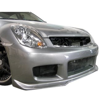 Duraflex® - GT Competition Style Fiberglass Front Bumper Cover (Unpainted)