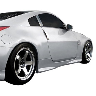 Duraflex® - N-1 Style Fiberglass Side Skirt Rocker Panels (Unpainted)