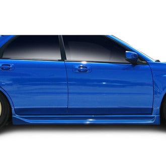 Duraflex® - GT Competition Style Fiberglass Side Skirt Rocker Panels (Unpainted)