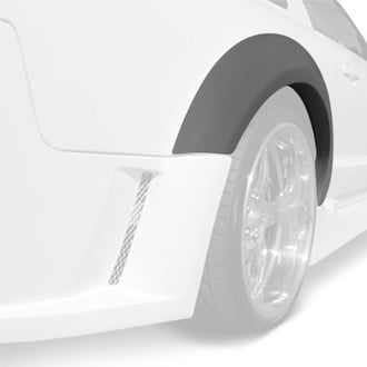 Duraflex® - Circuit Style Wide Body Fiberglass Rear Fender Flares (Unpainted)