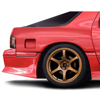 Duraflex® - M-1 Sport Style Fiberglass Rear Fender Flares (Unpainted)