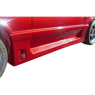 Duraflex® - GTX Style Fiberglass Side Skirt Rocker Panels (Unpainted)