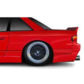Duraflex® - M-1 Sport Style Fiberglass Rear Fender Flares (Unpainted)