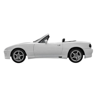Duraflex® - Wizdom Style Fiberglass Side Skirt Rocker Panels (Unpainted)