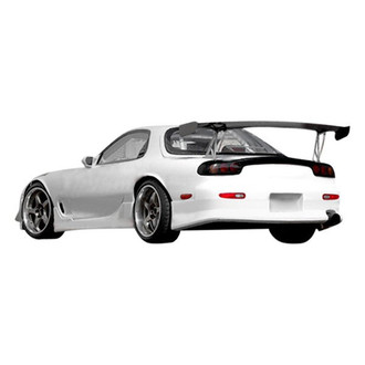Duraflex® - V-Speed Style Fiberglass Rear Bumper Cover (Unpainted)