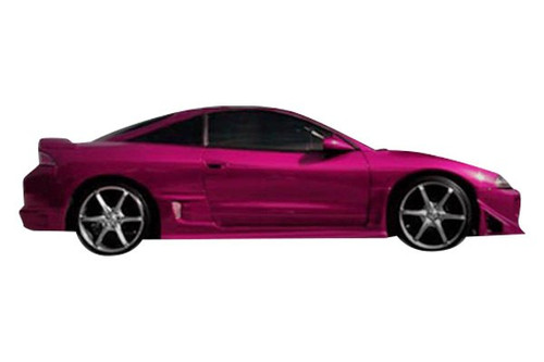 Duraflex® 101599 - Blits Style Fiberglass Side Skirt Rocker Panels