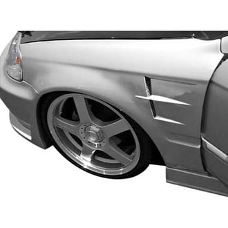 Duraflex® - X-2 Style Fiberglass Front Fenders (Unpainted)