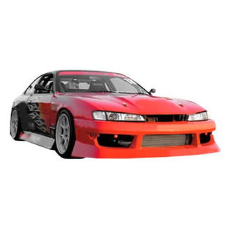 Duraflex® - V-Speed Style Fiberglass Front Bumper Cover (Unpainted)