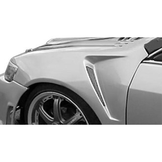 Duraflex® - F-1 Style Fiberglass Front Fenders (Unpainted)