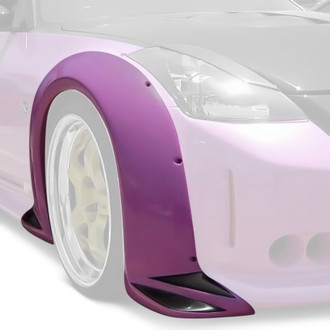 Duraflex® - Vader 3 Style Wide Body Fiberglass Front Fender Flares (Unpainted)