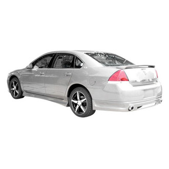 Duraflex® - Racer Style Fiberglass Rear Bumper Lip Under Air Dam Spoiler (Unpainted)