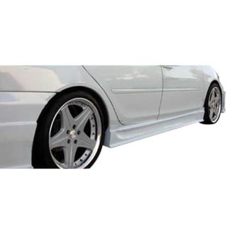 Duraflex® - Sigma Style Fiberglass Side Skirt Rocker Panels (Unpainted)