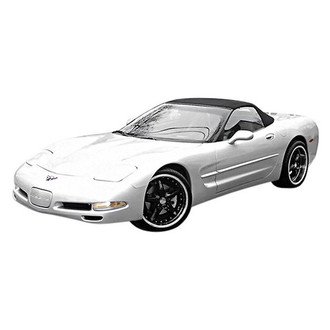 Duraflex® - C5 Style Fiberglass Conversion Side Skirt Rocker Panels with Door Caps (Unpainted)
