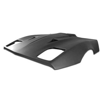 Duraflex® - Twin Turbo Style Fiberglass Hood (Unpainted)