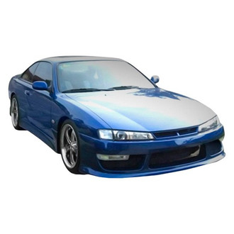 Duraflex® - V-Speed 2 Style Fiberglass Front Bumper Cover (Unpainted)
