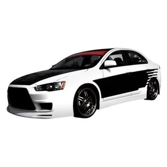 Duraflex® - GT Concept Style Fiberglass Side Skirt Rocker Panels (Unpainted)