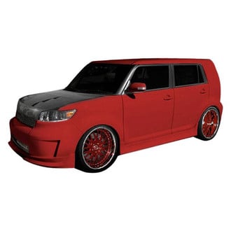 Duraflex® - Racer Style Fiberglass Side Skirt Rocker Panels (Unpainted)