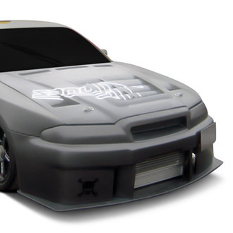 Duraflex® - GTR500 Style Fiberglass Conversion Side Skirt Rocker Panels (Unpainted)