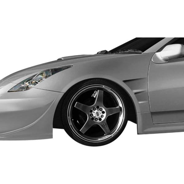  Duraflex® - GT300 Style Fiberglass Wide Body Front Fenders (Unpainted)
