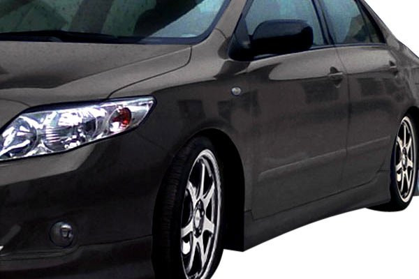 Duraflex® 104599 - GT Sport Style Fiberglass Side Skirt Rocker