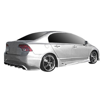 Duraflex® - I-Spec Style Fiberglass Side Skirt Rocker Panels (Unpainted)
