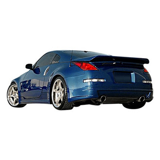 Duraflex® - AM-S Style Fiberglass Rear Bumper Lip Under Air Dam Spoiler (Unpainted)