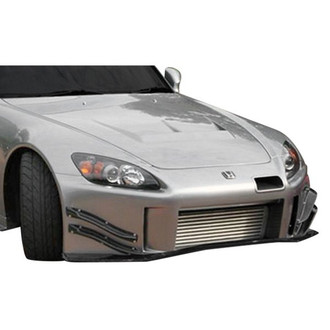 Duraflex® - Type JS Style Fiberglass Front Under Spoiler Air Dam Bumper Lip Splitter (Unpainted)