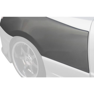 Duraflex® - GT500 Style Wide Body Fiberglass Rear Fender Flares (Unpainted)