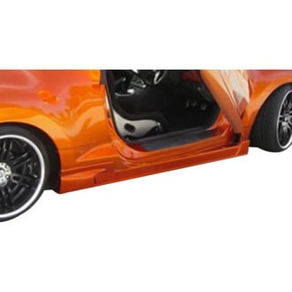Duraflex® - Demon Style Fiberglass Side Skirt Rocker Panels (Unpainted)