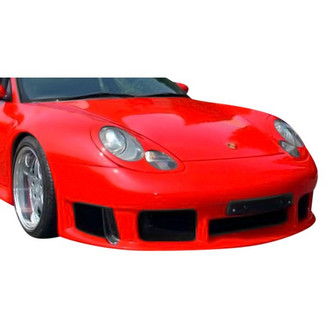 Duraflex® - GT3-R Style Fiberglass Wide Body Front Bumper Cover (Unpainted)