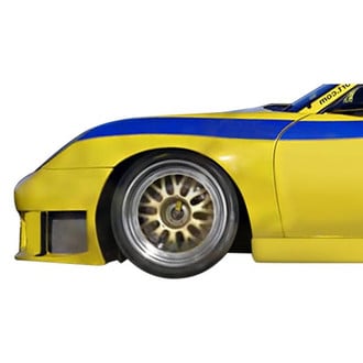 Duraflex® - GT3-R Style Fiberglass Wide Body Front Fenders (Unpainted)